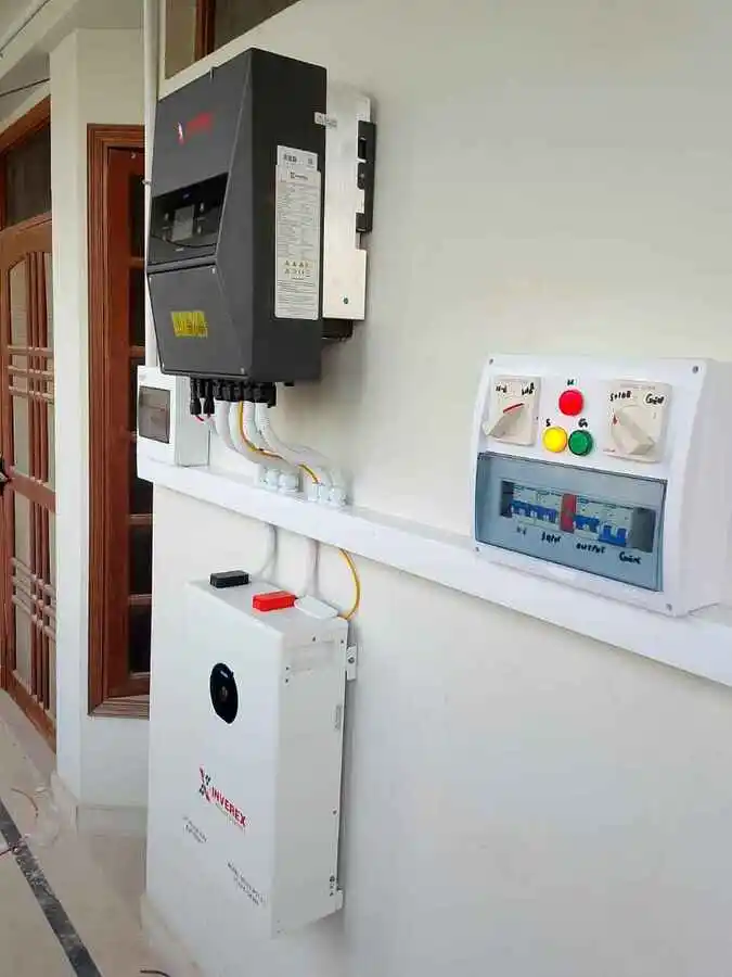 ZN Solar energy completed project in Gulshan e iqbal