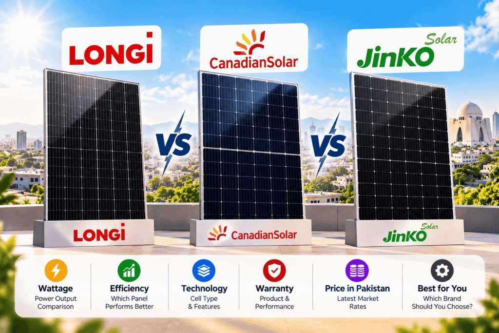 solar panel compariosion